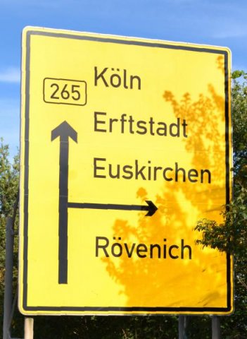 Straßenschild