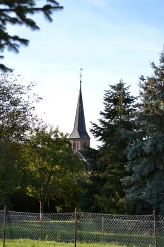 Kirche mit Grün